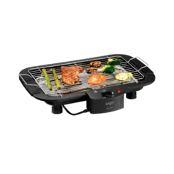 Churrasqueira Eletrica Elgin Amplo Grill Grelha Ajustavel Preto 127V