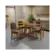 Sala De Jantar Kappesberg  Com 6 Cadeiras Canela
