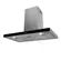 Coifa Fischer de Parede Infinity 90cm Touch Screen 3 Niveis Vidro Preto 127V
