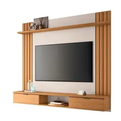Home Suspenso Solus 1.8 Hb Moveis Para Tv Ate 70" Polegadas Cinamomo/Off White
