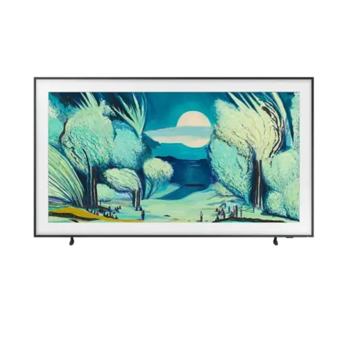 Smart TV 55" Samsung QN55LS03FAGXZD  Qled Vision AI The Frame 4K Preto