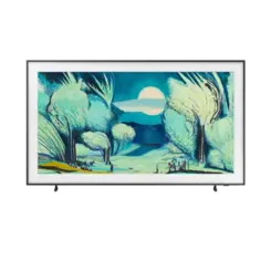 Smart TV 55" Samsung QN55LS03FAGXZD  Qled Vision AI The Frame 4K Preto