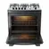 Fogao Dako Supreme 5 Bocas com Mesa Inox e Botoes Removiveis Titanium Bivolt