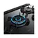 Fogao Dako Supreme Timer Glass 5 Bocas com Mesa Vidro Temperado e Botoes Removiveis Titanium Bivolt