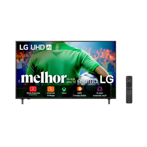 Smart TV 86" LG UHD HRD10 4K Super Upscaling Reconhecimento Inteligente De Voz