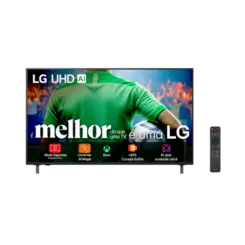 Smart TV 86" LG UHD HRD10 4K Super Upscaling Reconhecimento Inteligente De Voz