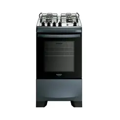 Fogao Dako Supreme 4 Bocas Com Mesa Inox e Botoes Removiveis Titanium Bivolt