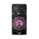 Torre De Som Amplificada LG Xboom Iluminacao Colorida Karaoke  Bluetooth Preto Bivolt