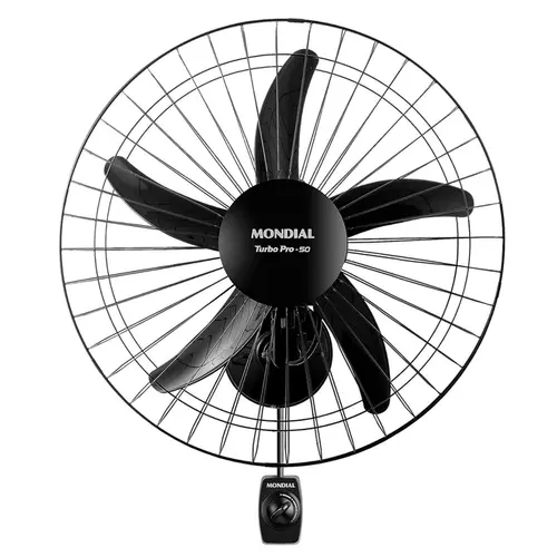 Ventilador Mondial NVP-PRO-50 Parede Turbo Pro 50cm 5P 127V Preto