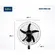 Ventilador Mondial NVP-PRO-50 Parede Turbo Pro 50cm 5P 127V Preto
