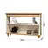 Aparador Memphis EDN 027201 Em Tela Rathan Off White/Cedro