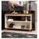 Aparador Memphis EDN 027201 Em Tela Rathan Off White/Cedro