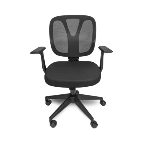 Cadeira De Escritorio USE CY8031P Com Pes Giratorios Preto