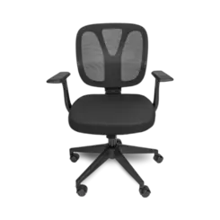 Cadeira De Escritorio USE CY8031P Com Pes Giratorios Preto