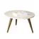 Mesa de Centro Sorelle Hb Moveis Redonda em MDF White