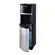 Bebedouro de Coluna Esmaltec EGCQF com Compartimento Interno para Garrafao Agua Quente/Gelada/Natural Preto/Inox
