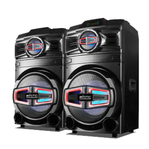Caixa Amplificada Mystic MY-PS797 150W Bluetooth Radio FM Luz Led
