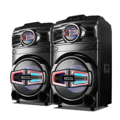 Caixa Amplificada Mystic MY-PS797 150W Bluetooth Radio FM Luz Led