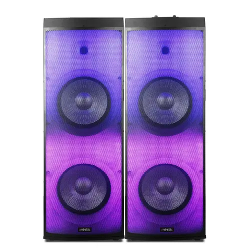 Caixa de Som Amplificada Mystic Par (L)(R) MYPS2000FL 100W X2 Buetooth