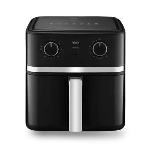 Fritadeira Elgin Air Fryer 8 Litros Gran Fry Air Circuit 360° Preto 127V