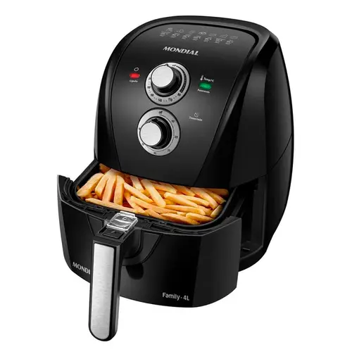 Fritadeira Mondial AFN-40-BFS 4L Air Fryer 1500W Temperatura Ate 200ºC