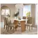 Sala de Jantar Kappesberg CSJ1611CN-A036 Tampo de vidro/MDF com 4 cadeiras Suede veludo Bege