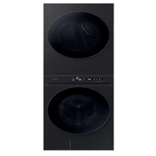 Lavadora e Secadora Bespoke Samsung 17Kg+20Kg AI Laundry Hub Secadora a Gas Preto
