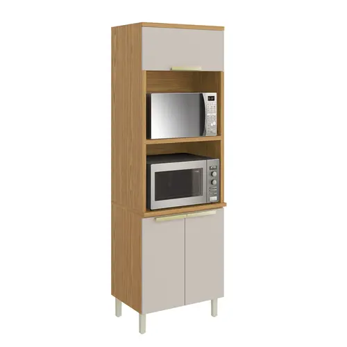 Paneleiro Itatiaia PAN-70 New Porto 3 Portas 2 Nichos para Forno Off White