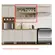 Armario Aereo Itatiaia Arm-120 New Porto 1 Porta de Vidro com Nichos Off White