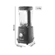 Liquidificador Electrolux 2,7 Litros Efficient TriForce 5 Velocidades Cinza 127V