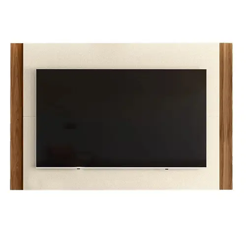 Home Painel Extensivo Fresno Mobler Ate 60" Perola metalizado/Cinamomo Mel
