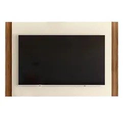 Home Painel Extensivo Fresno Mobler Ate 60" Perola metalizado/Cinamomo Mel