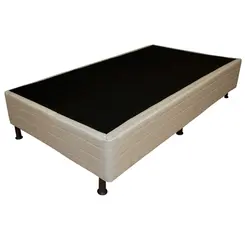 Base Cama Americana Solteiro Pelmex 088x188 TBege Rustic 01060036