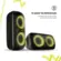 Caixa De Som Waaw By Alok Infinite 100W IPX4 Preto e Verde