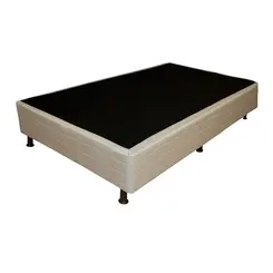 Base Cama Americana Solteirao Pelmex Tbege Rustic 01060036