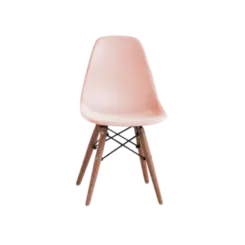 Cadeira SB Eames Infantil Madeira Polipropileno Rosa