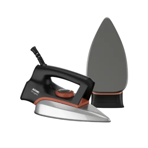 Ferro De Passar a Seco Arno Drygliss Com Base Antiaderente Preto Terracota 127V