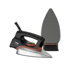 Ferro De Passar a Seco Arno Drygliss Com Base Antiaderente Preto Terracota 127V