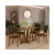 Sala De Jantar Kappesberg Com 4 Cadeiras Canela