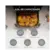 Fritadeira Midea Air Fryer 4,5 Litros Com Desligamento Automatico Preto Inox 127V