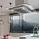 Coifa Ilha Fischer Island Vidro 3 Velocidades Com  Painel Eletronico 127V Inox
