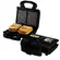 Sanduicheira Eletrica Mallory Star Wars Empire Plates 750W Antiaderente Preto 127V