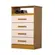 Comoda ACP Jessica 100% MDF 4 Gavetas 2 Prateleira Cinamomo Off White