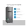 Refrigerador Midea Frost Free 394L Inverter Inox 127V