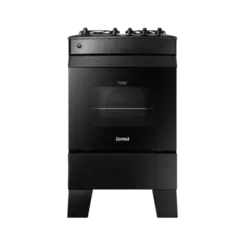 Fogao Consul Piso 4 00085977Automatico Preto Bivolt