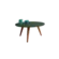 Mesa De Centro Sorelle Hb Moveis Redonda Em MDF Verde Pistache