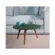 Mesa De Centro Sorelle Hb Moveis Redonda Em MDF Verde Pistache