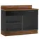 Balcao Exclusive Itatiaia Com 2 Porta 2 Gaveta Preto Matte
