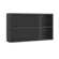Armario Aereo Exclusive Itatiaia 3 Portas Com Vidro Preto Matte