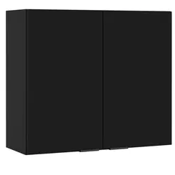 Armario Aereo Itatiaia Exclusive 2 Portas Preto Matte